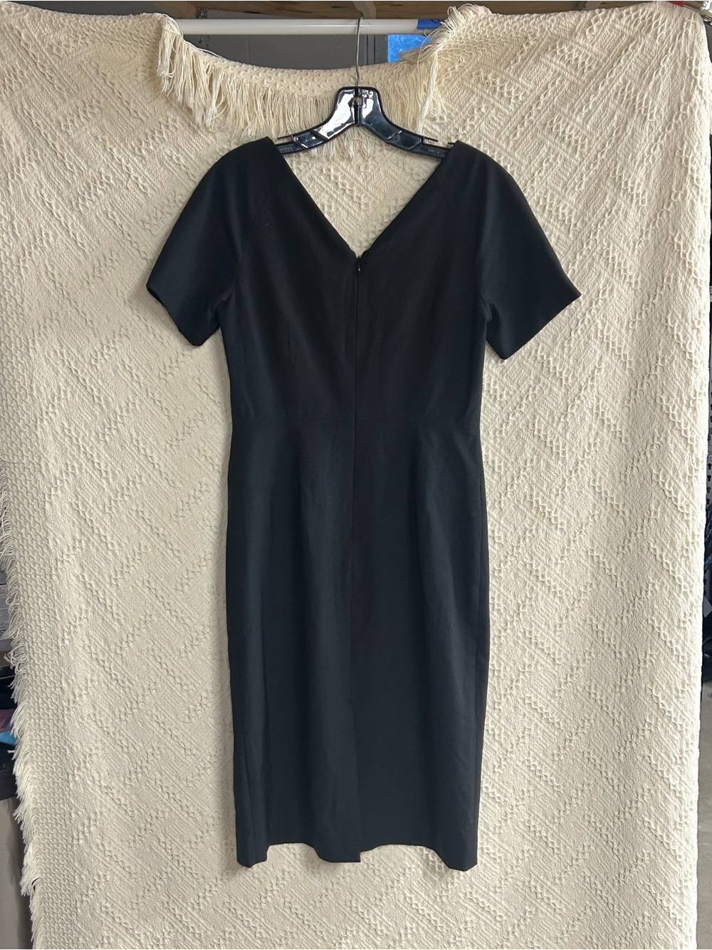 Banana Republic Black V-Neck Sheath Dress
